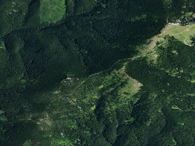 Aerial image of USFS dispersed camp — ID #726