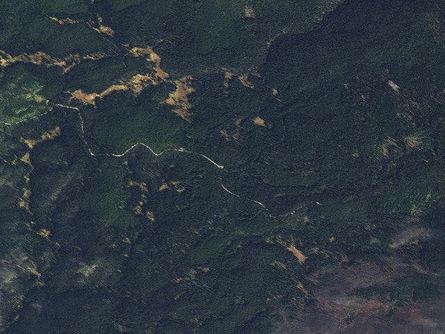 Aerial image of USFS dispersed camp — ID #729