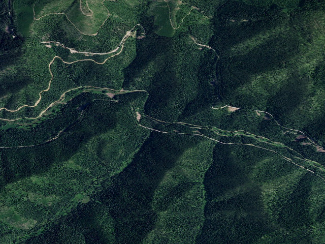 Aerial image of USFS dispersed camp — ID #730