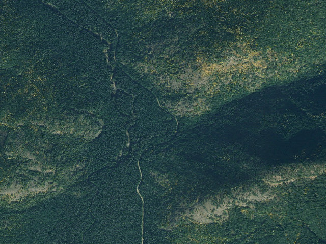 Aerial image of USFS dispersed camp — ID #734