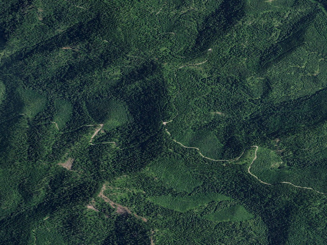 Aerial image of USFS dispersed camp — ID #736