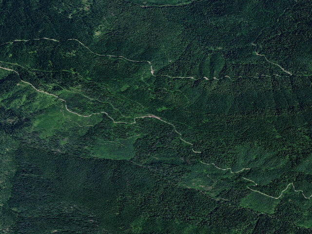 Aerial image of USFS dispersed camp — ID #738