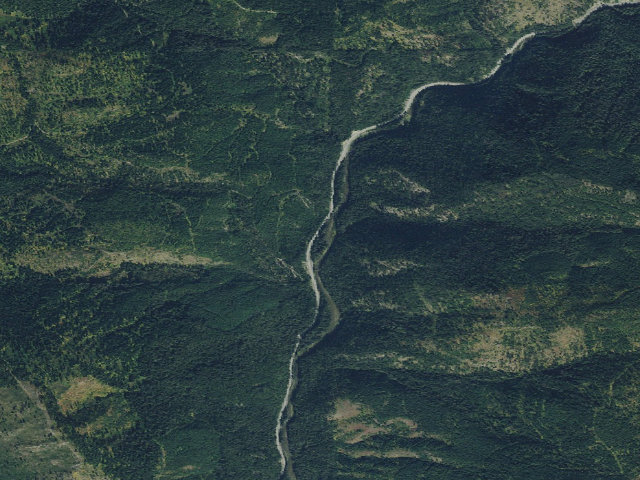 Aerial image of USFS dispersed camp — ID #739