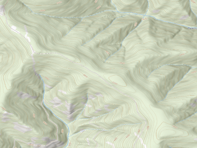 USGS topographic map of USFS dispersed camp — ID #74