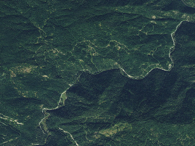 Aerial image of USFS dispersed camp — ID #742