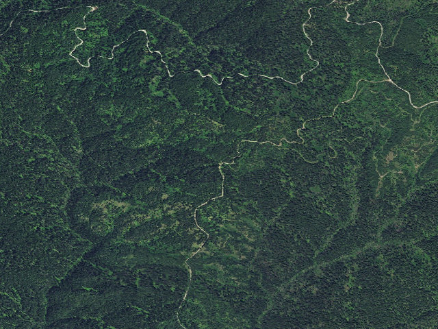 Aerial image of USFS dispersed camp — ID #744