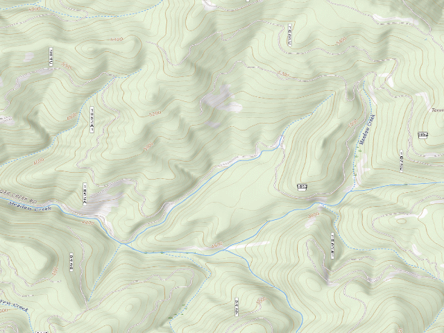 USGS topographic map of USFS dispersed camp — ID #747