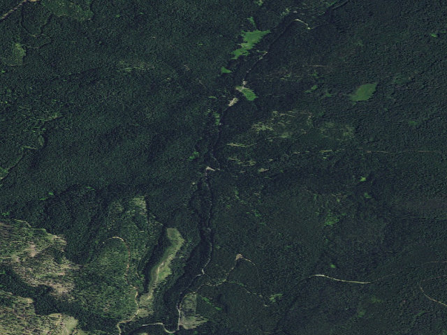 Aerial image of USFS dispersed camp — ID #749