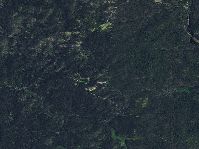 Aerial image of USFS dispersed camp — ID #75