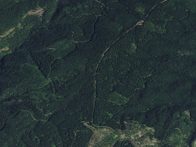 Aerial image of USFS dispersed camp — ID #751