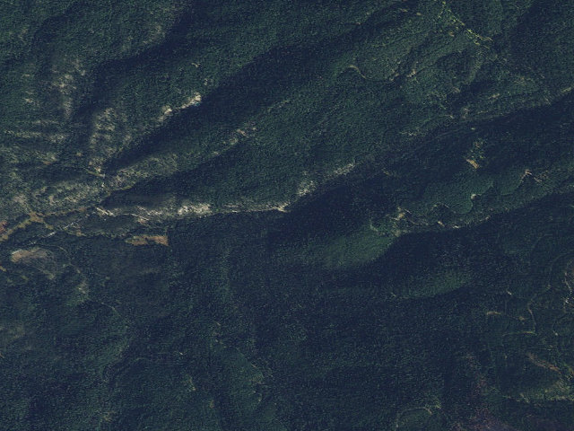 Aerial image of USFS dispersed camp — ID #752