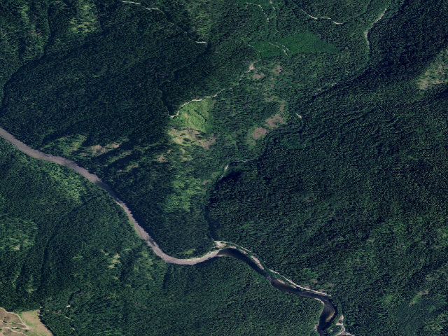Aerial image of USFS dispersed camp — ID #753