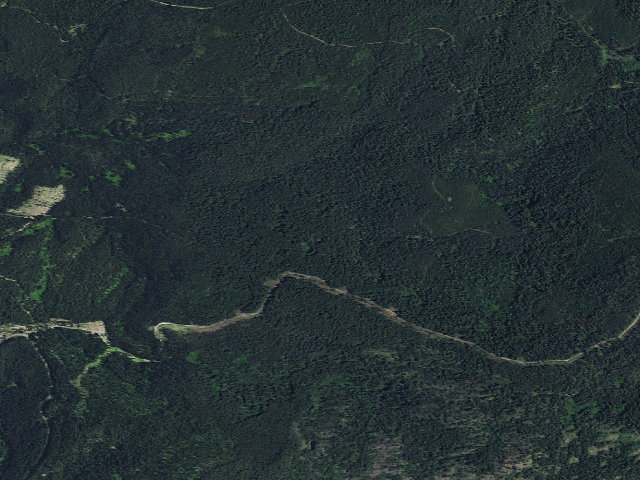 Aerial image of USFS dispersed camp — ID #755