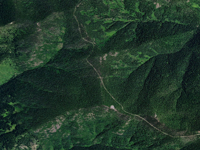 Aerial image of USFS dispersed camp — ID #757