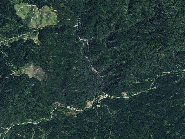 Aerial image of USFS dispersed camp — ID #758