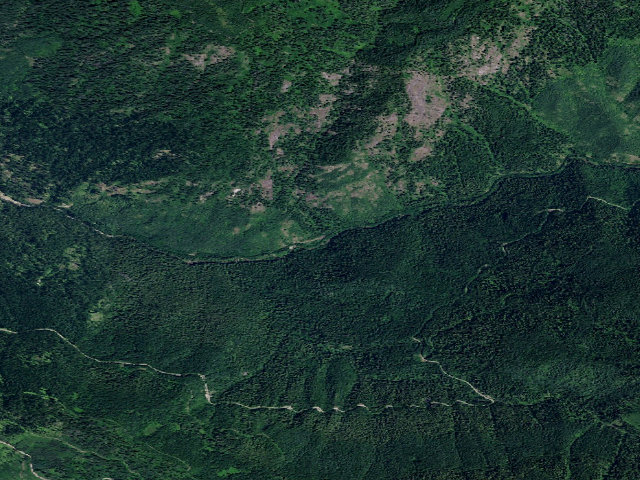 Aerial image of USFS dispersed camp — ID #76