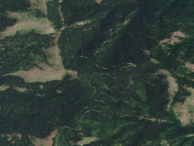 Aerial image of USFS dispersed camp — ID #761