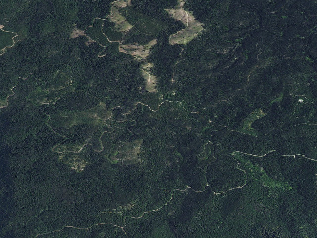 Aerial image of USFS dispersed camp — ID #763