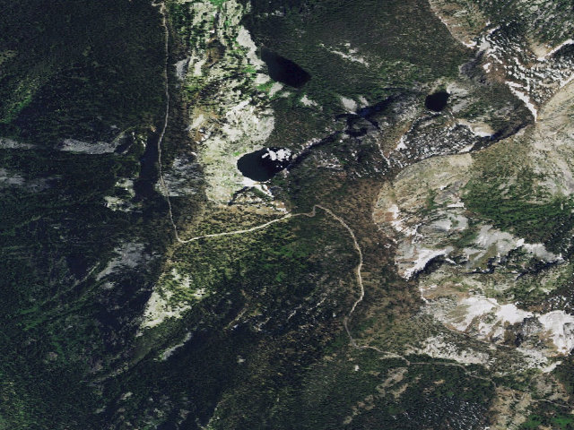 Aerial image of USFS dispersed camp — ID #768