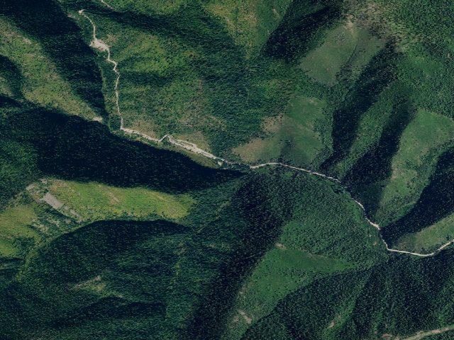 Aerial image of USFS dispersed camp — ID #772