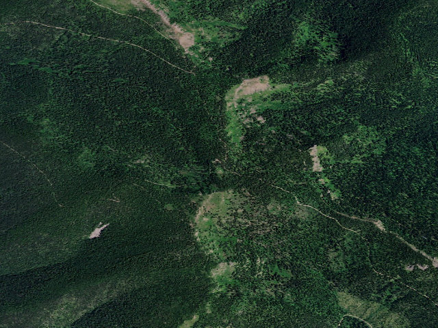 Aerial image of USFS dispersed camp — ID #778