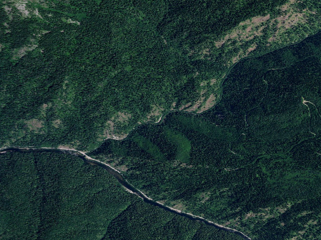 Aerial image of USFS dispersed camp — ID #78