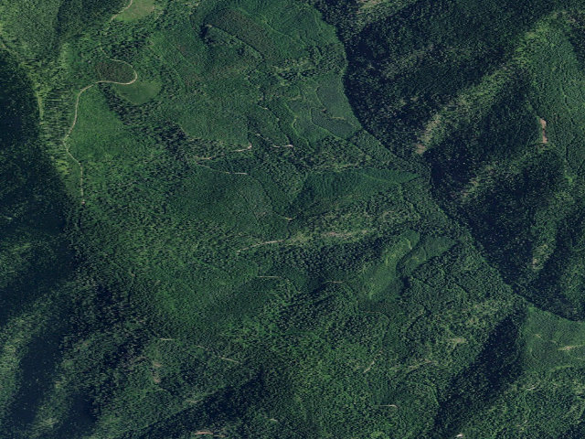 Aerial image of USFS dispersed camp — ID #780