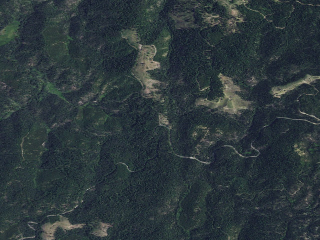 Aerial image of USFS dispersed camp — ID #783