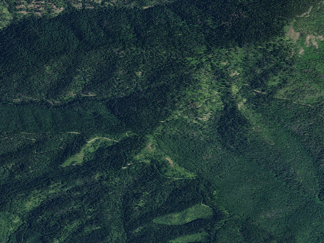 Aerial image of USFS dispersed camp — ID #784