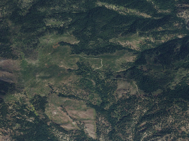 Aerial image of USFS dispersed camp — ID #785