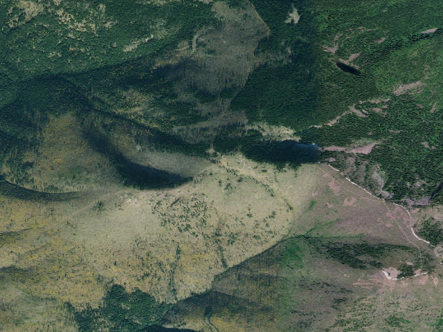 Aerial image of USFS dispersed camp — ID #792