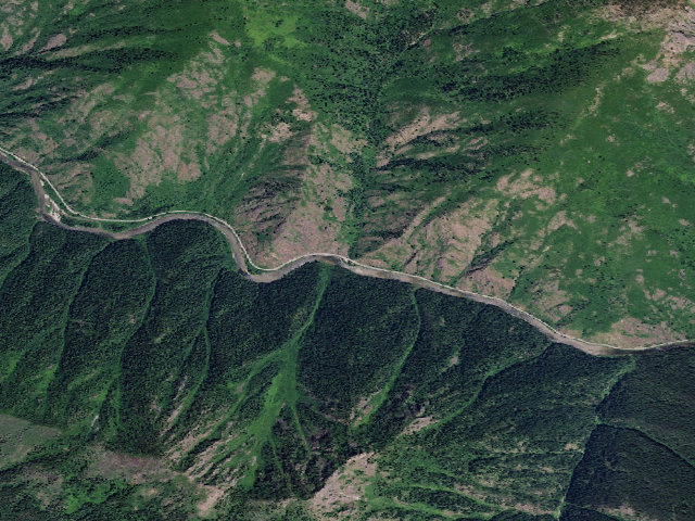 Aerial image of USFS dispersed camp — ID #795