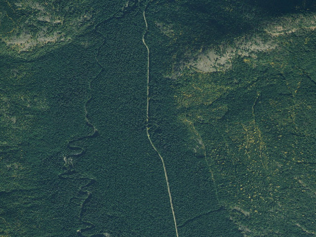 Aerial image of USFS dispersed camp — ID #8