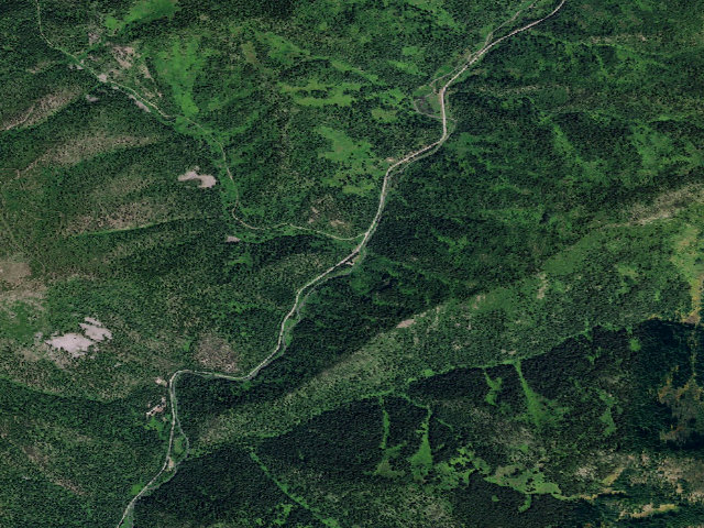 Aerial image of USFS dispersed camp — ID #800
