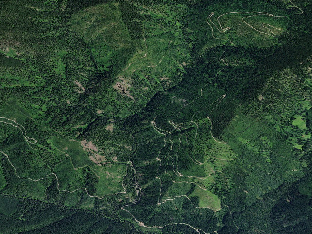 Aerial image of USFS dispersed camp — ID #801