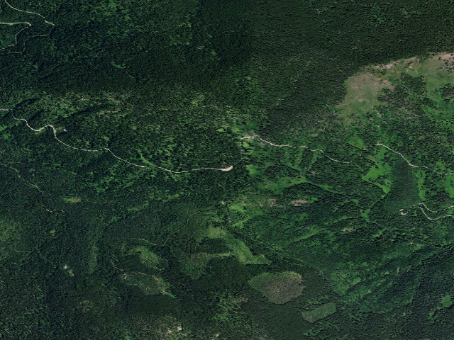 Aerial image of USFS dispersed camp — ID #805