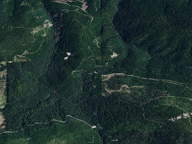 Aerial image of USFS dispersed camp — ID #806