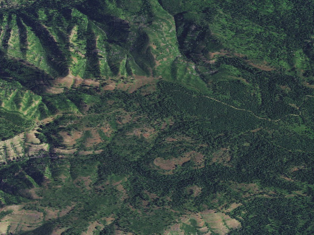 Aerial image of USFS dispersed camp — ID #807