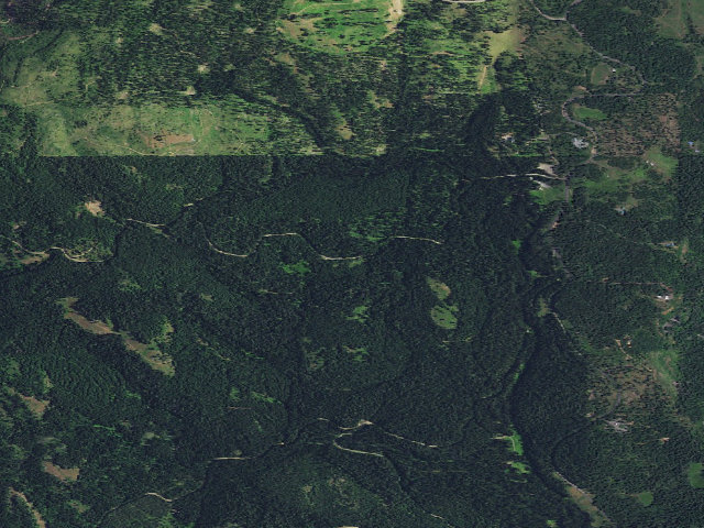 Aerial image of USFS dispersed camp — ID #808