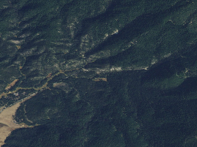 Aerial image of USFS dispersed camp — ID #813
