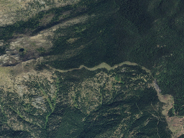 Aerial image of USFS dispersed camp — ID #815