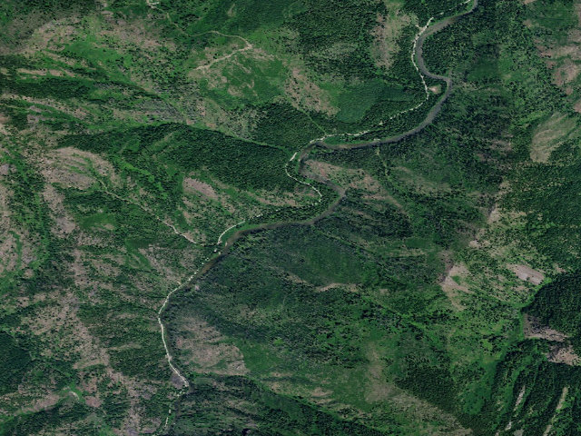 Aerial image of USFS dispersed camp — ID #816