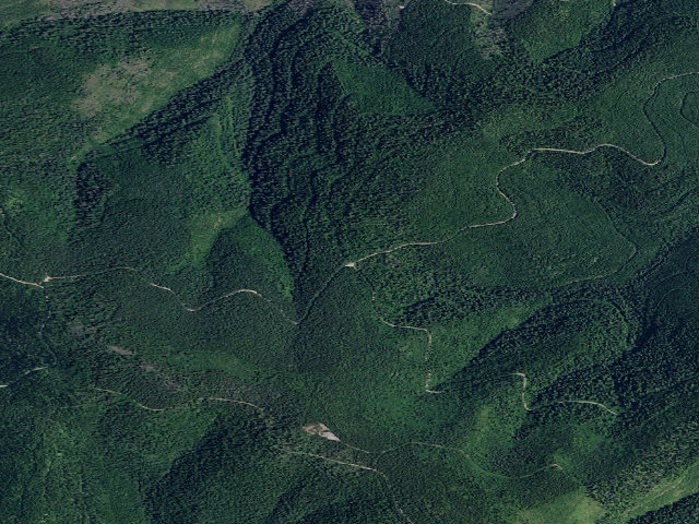 Aerial image of USFS dispersed camp — ID #817