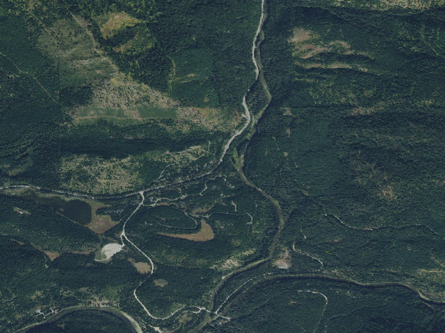 Aerial image of USFS dispersed camp — ID #822