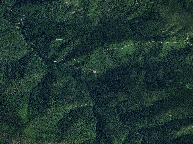 Aerial image of USFS dispersed camp — ID #826