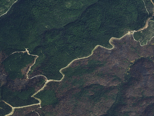 Aerial image of USFS dispersed camp — ID #827