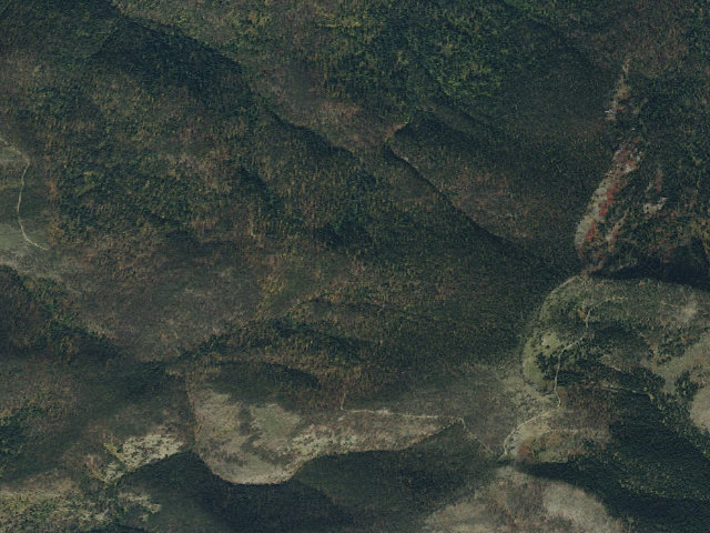 Aerial image of USFS dispersed camp — ID #829