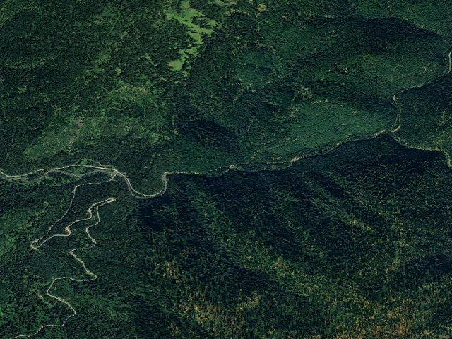 Aerial image of USFS dispersed camp — ID #830