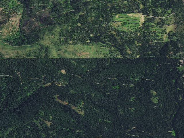 Aerial image of USFS dispersed camp — ID #834