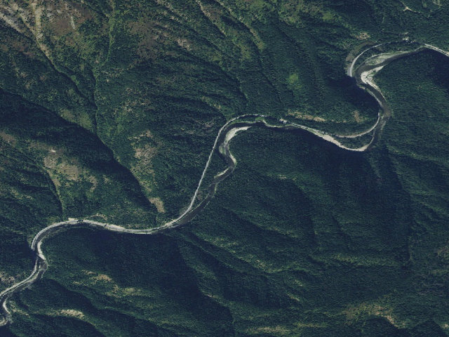 Aerial image of USFS dispersed camp — ID #838